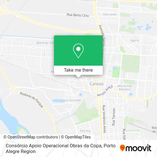 Consórcio Apoio Operacional Obras da Copa map