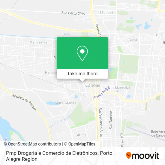 Pmp Drogaria e Comercio de Eletrônicos map