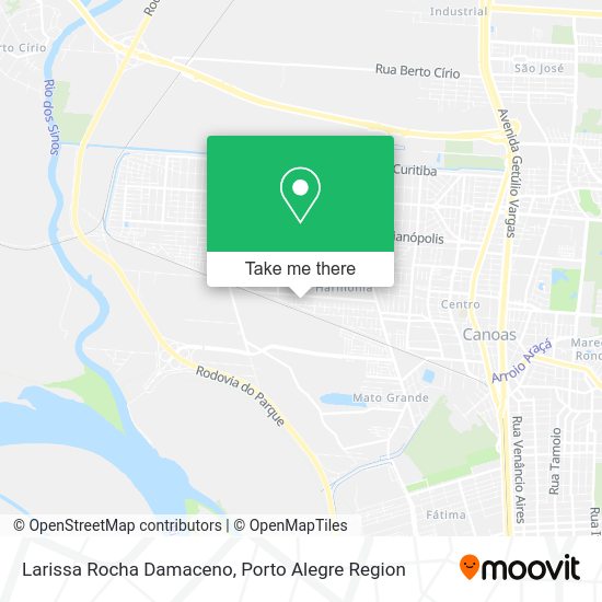 Larissa Rocha Damaceno map