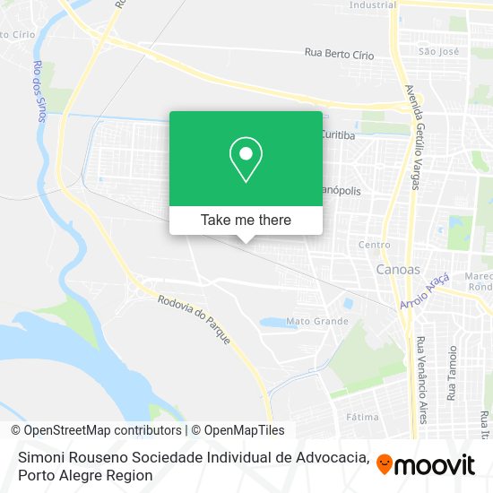 Simoni Rouseno Sociedade Individual de Advocacia map