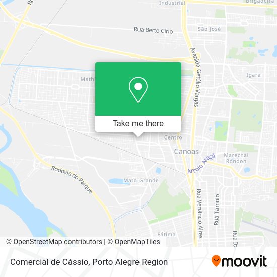Comercial de Cássio map
