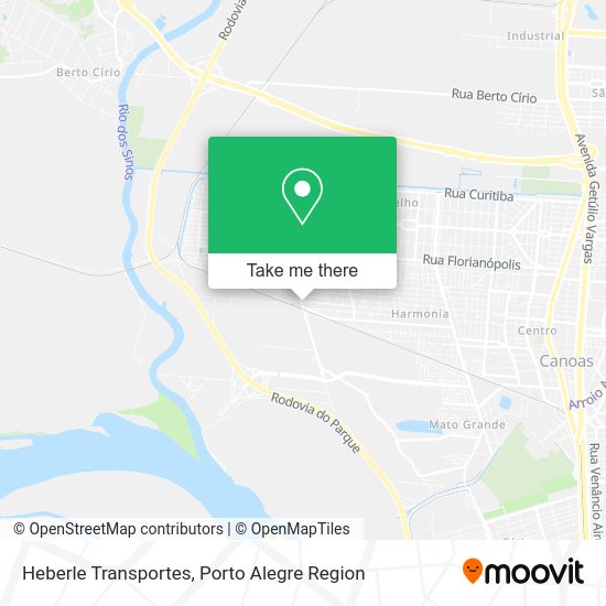 Heberle Transportes map