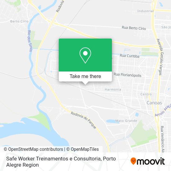 Safe Worker Treinamentos e Consultoria map