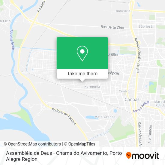 Assembléia de Deus - Chama do Avivamento map