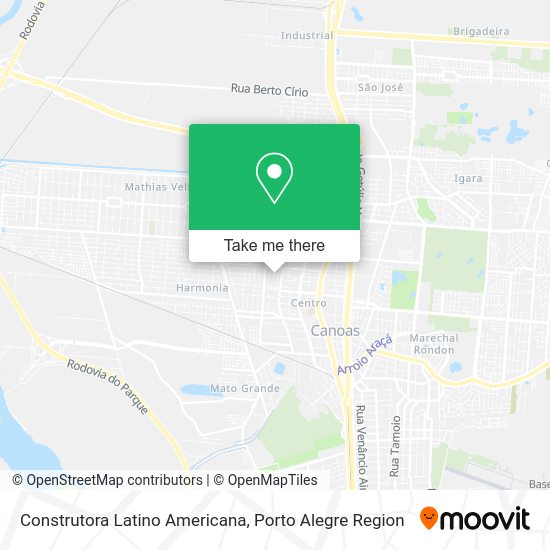 Construtora Latino Americana map