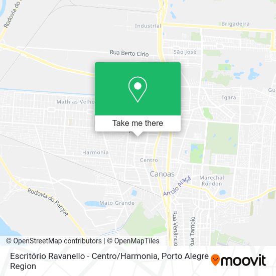 Escritório Ravanello - Centro / Harmonia map