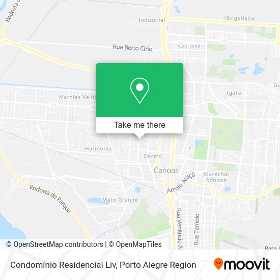 Condomínio Residencial Liv map