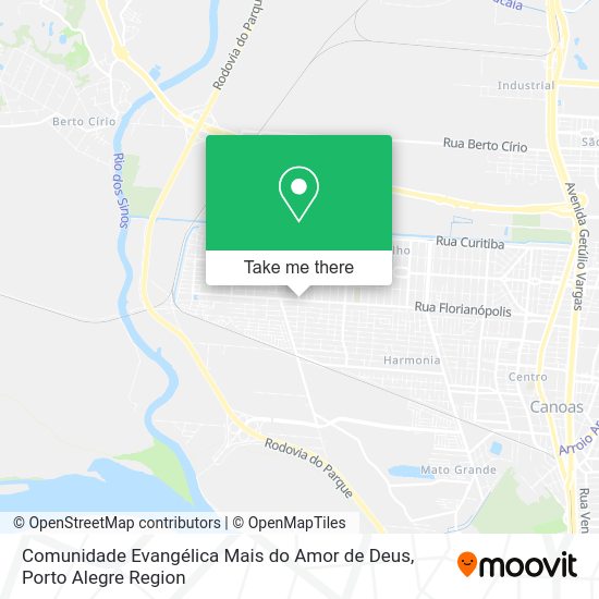Comunidade Evangélica Mais do Amor de Deus map