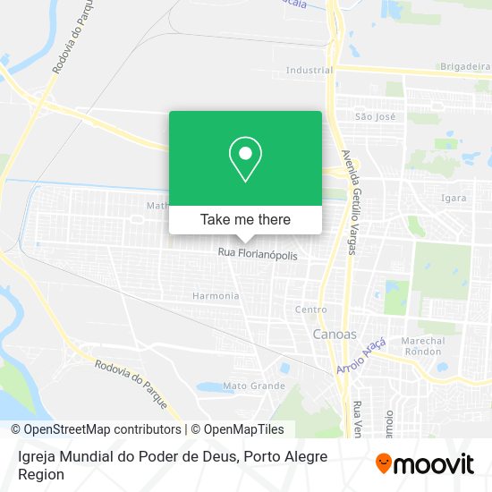 Igreja Mundial do Poder de Deus map