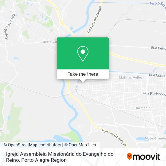 Igreja Assembleia Missionária do Evangelho do Reino map
