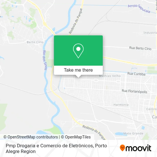 Pmp Drogaria e Comercio de Eletrônicos map