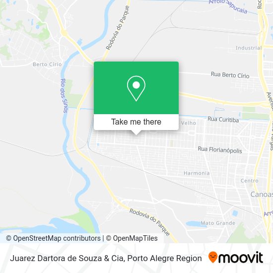 Juarez Dartora de Souza & Cia map