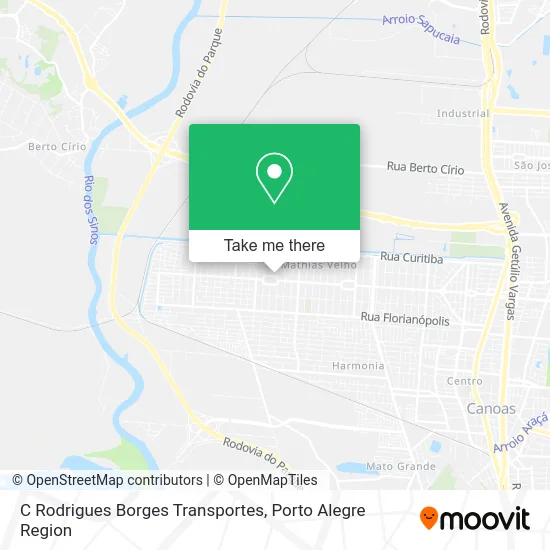 C Rodrigues Borges Transportes map