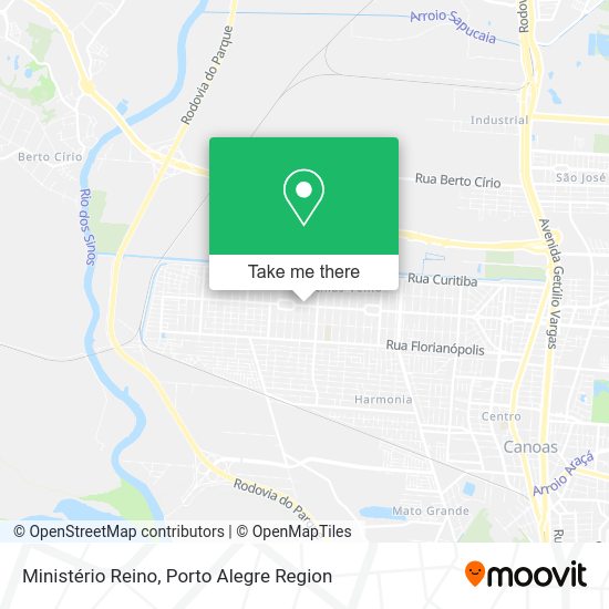 Ministério Reino map
