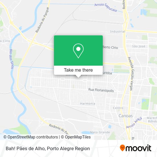 Bah! Pães de Alho map