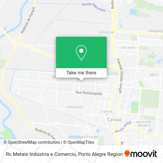 Rc Metais Indústria e Comercio map