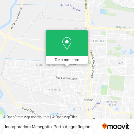 Incorporadora Menegotto map