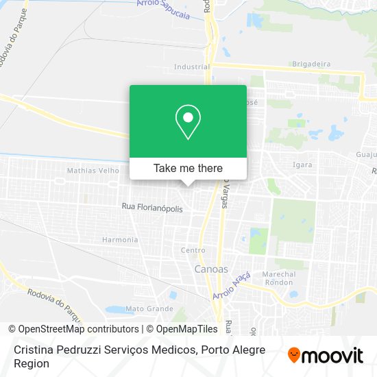 Cristina Pedruzzi Serviços Medicos map