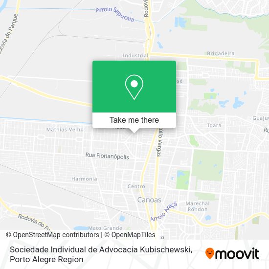 Sociedade Individual de Advocacia Kubischewski map