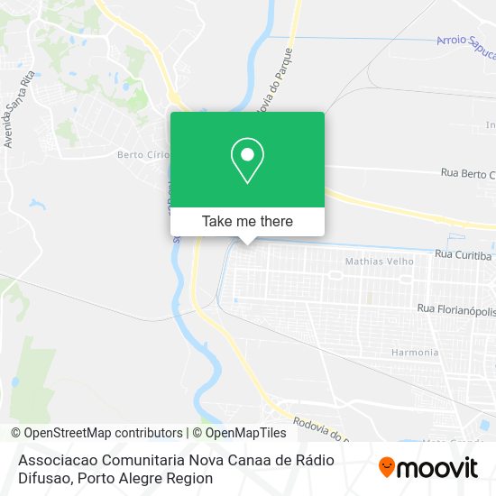 Associacao Comunitaria Nova Canaa de Rádio Difusao map