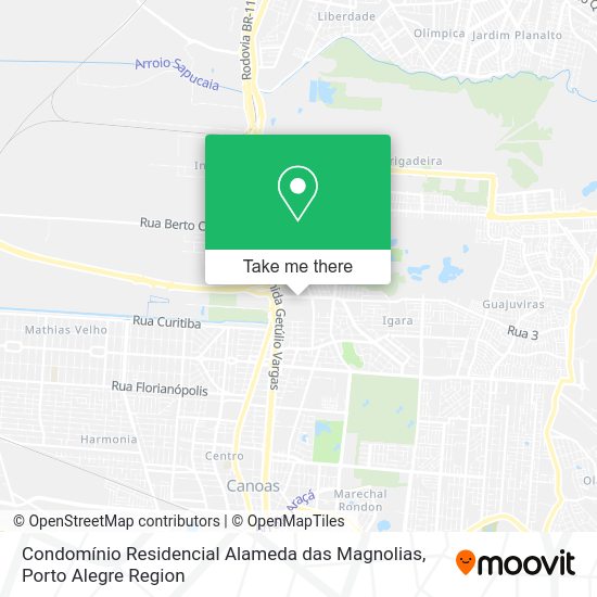 Condomínio Residencial Alameda das Magnolias map