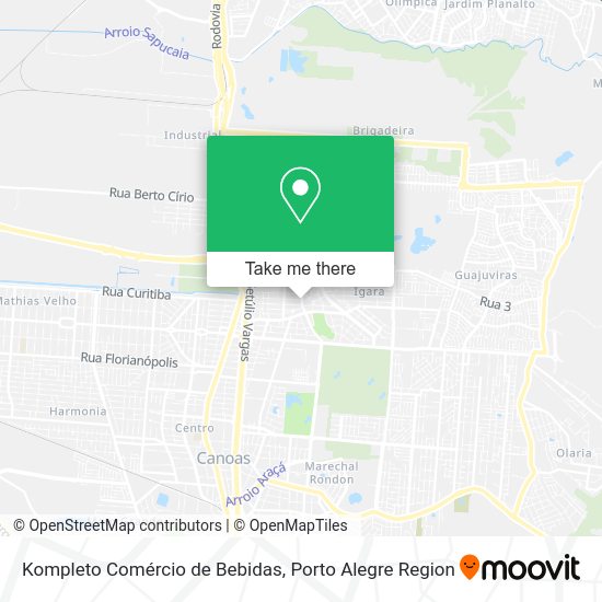 Kompleto Comércio de Bebidas map