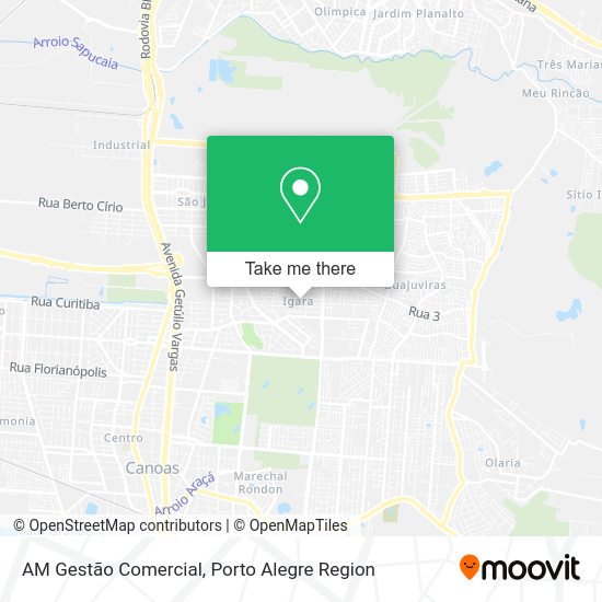 AM Gestão Comercial map