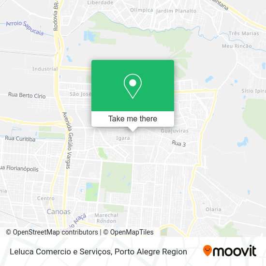 Leluca Comercio e Serviços map