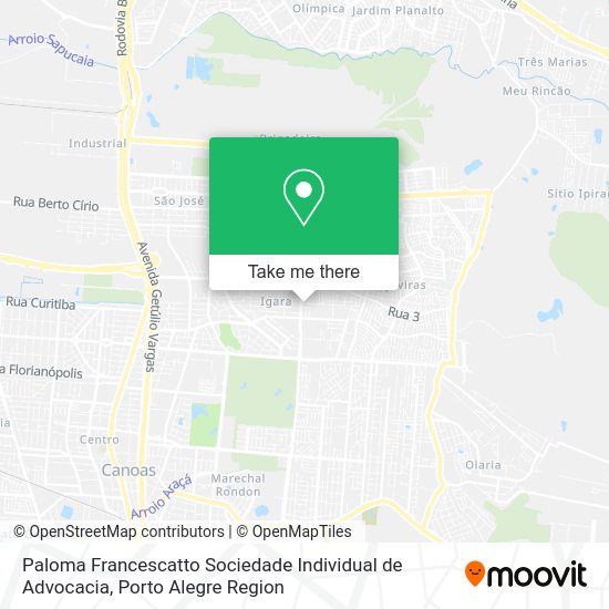 Paloma Francescatto Sociedade Individual de Advocacia map