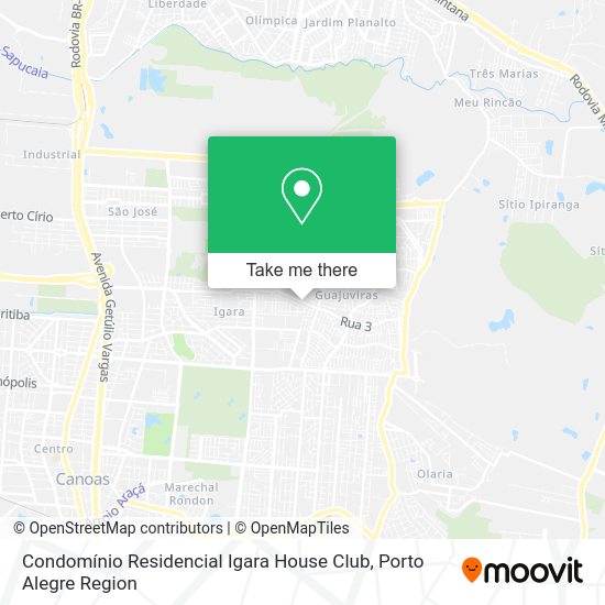 Condomínio Residencial Igara House Club map