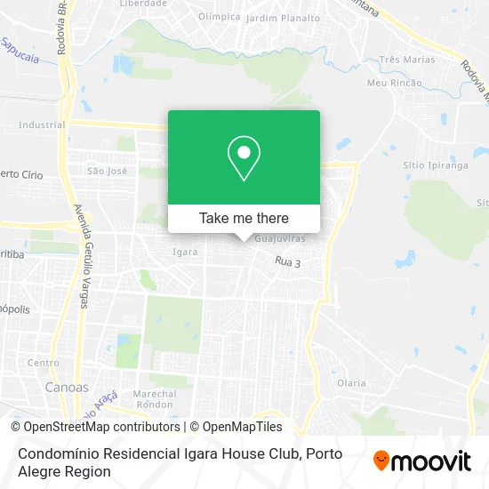 Condomínio Residencial Igara House Club map