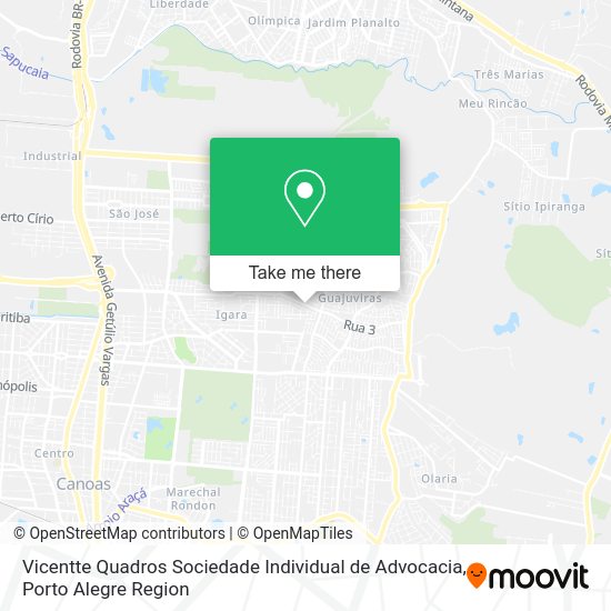 Vicentte Quadros Sociedade Individual de Advocacia map