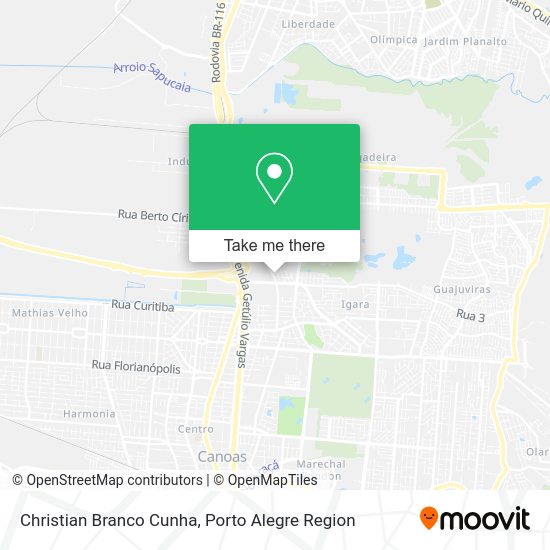 Christian Branco Cunha map