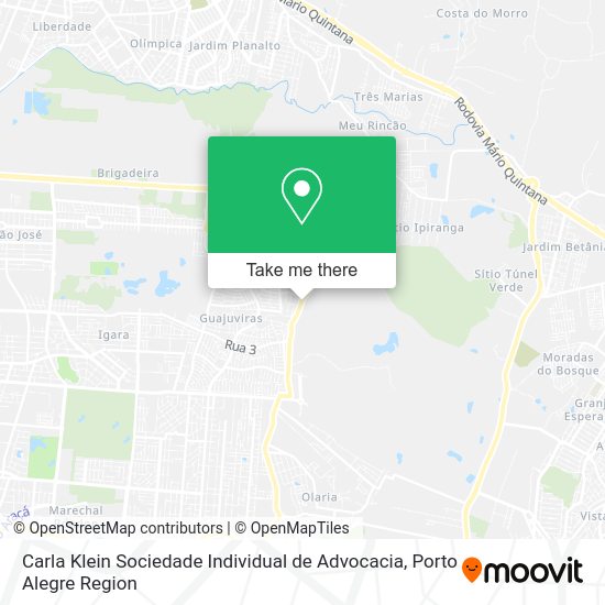 Carla Klein Sociedade Individual de Advocacia map