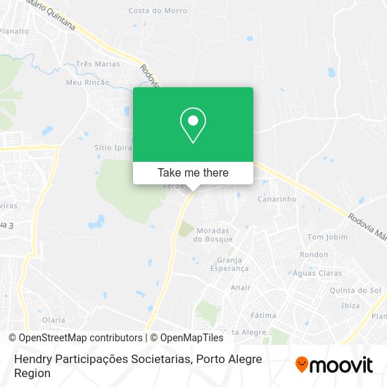 Hendry Participações Societarias map