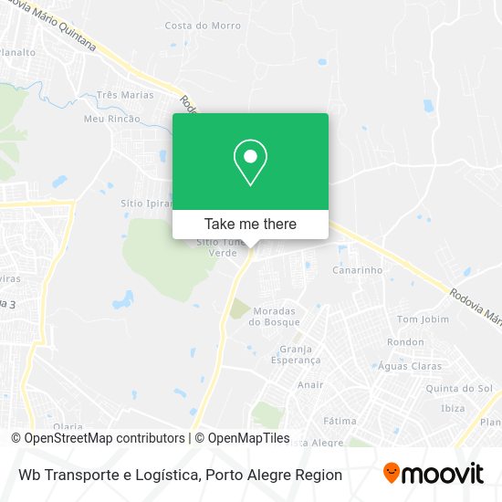 Wb Transporte e Logística map