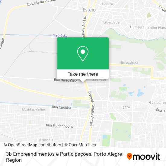 3b Empreendimentos e Participações map