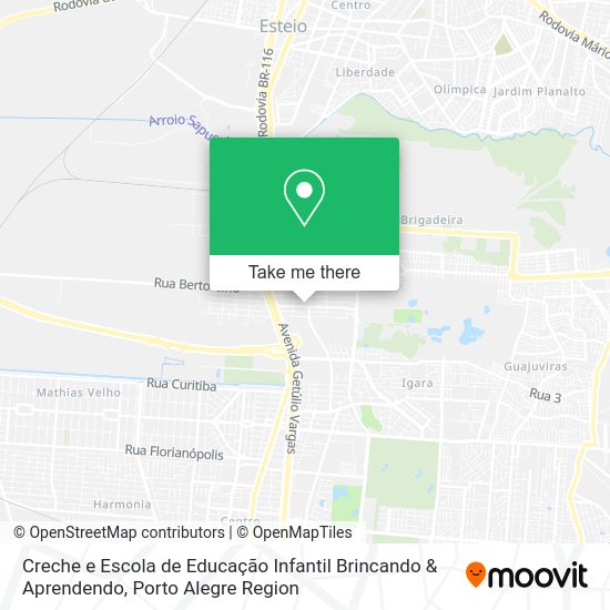Creche e Escola de Educação Infantil Brincando & Aprendendo map