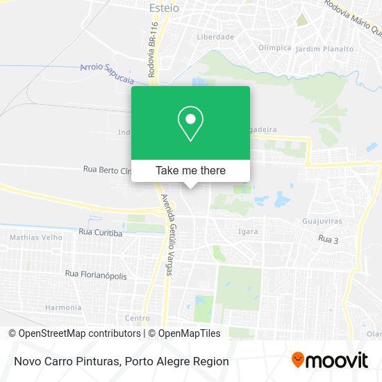 Novo Carro Pinturas map