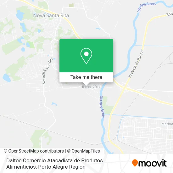 Daltoe Comércio Atacadista de Produtos Alimenticios map