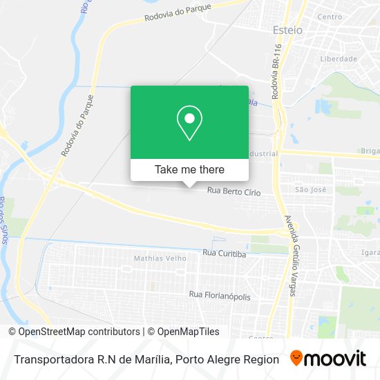 Transportadora R.N de Marília map