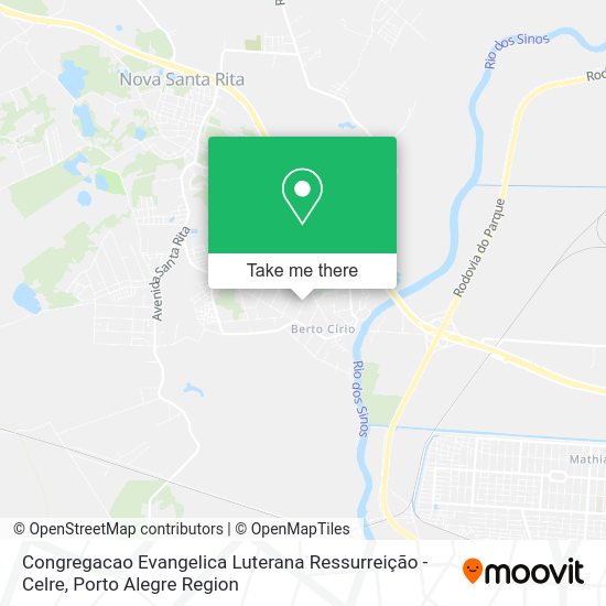 Congregacao Evangelica Luterana Ressurreição - Celre map