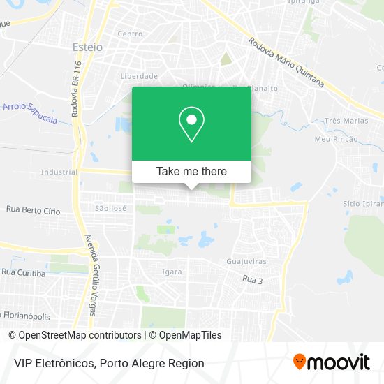 VIP Eletrônicos map