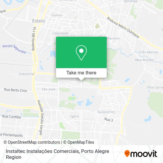 Instaltec Instalações Comerciais map