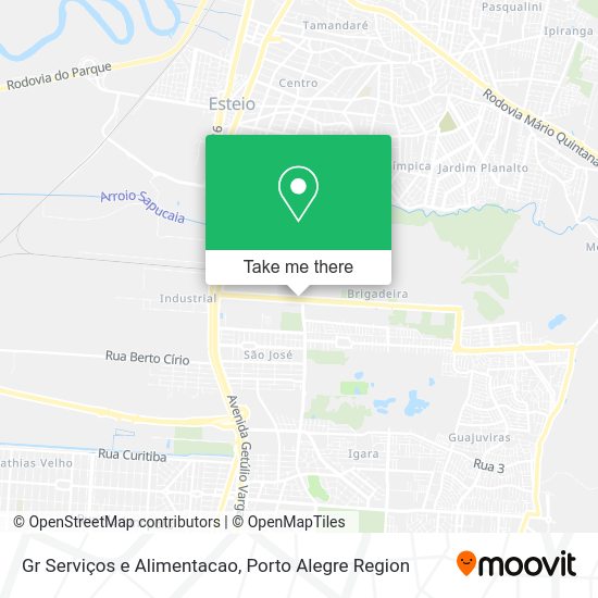 Gr Serviços e Alimentacao map