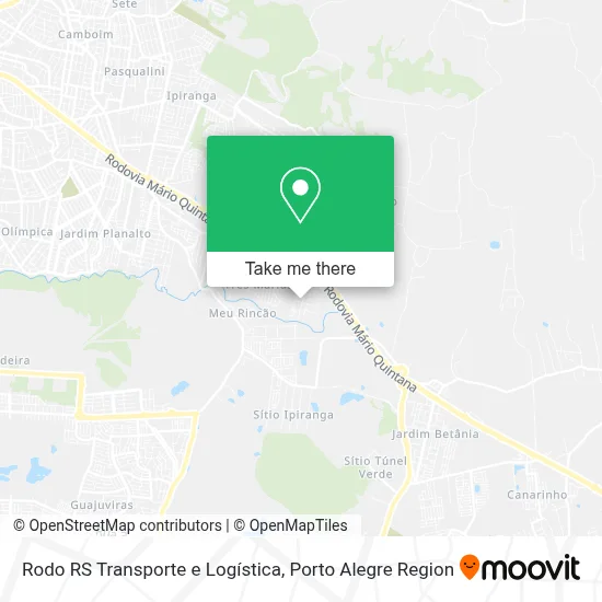 Rodo RS Transporte e Logística map