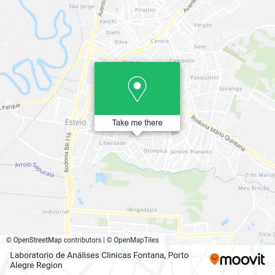 Laboratorio de Análises Clinicas Fontana map