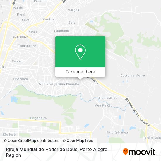 Igreja Mundial do Poder de Deus map