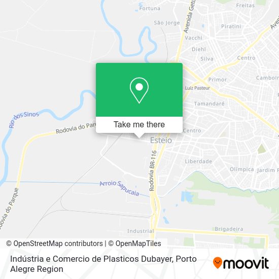 Indústria e Comercio de Plasticos Dubayer map