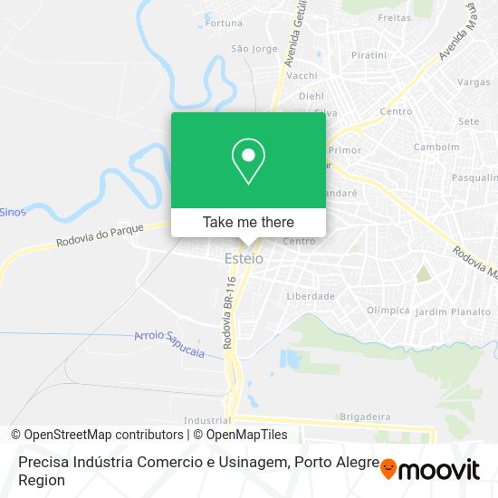 Precisa Indústria Comercio e Usinagem map
